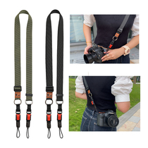 Applicable Sony camera shoulder strap A6400 A6600 long harness A7C ZVE10 Nikon ZFC Z5 quick fit and tear Z7