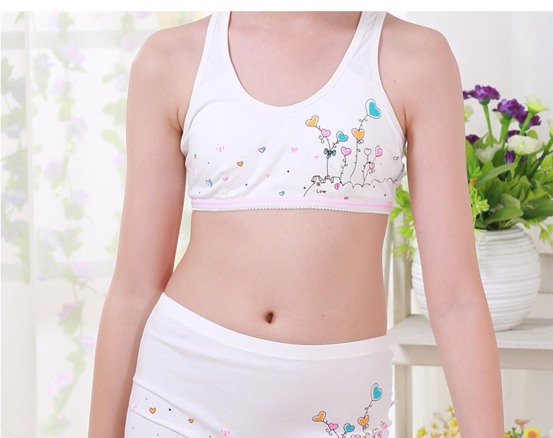 棉女童学生少女孩平角中大童全棉四角小孩短裤儿童内裤衩底裤头