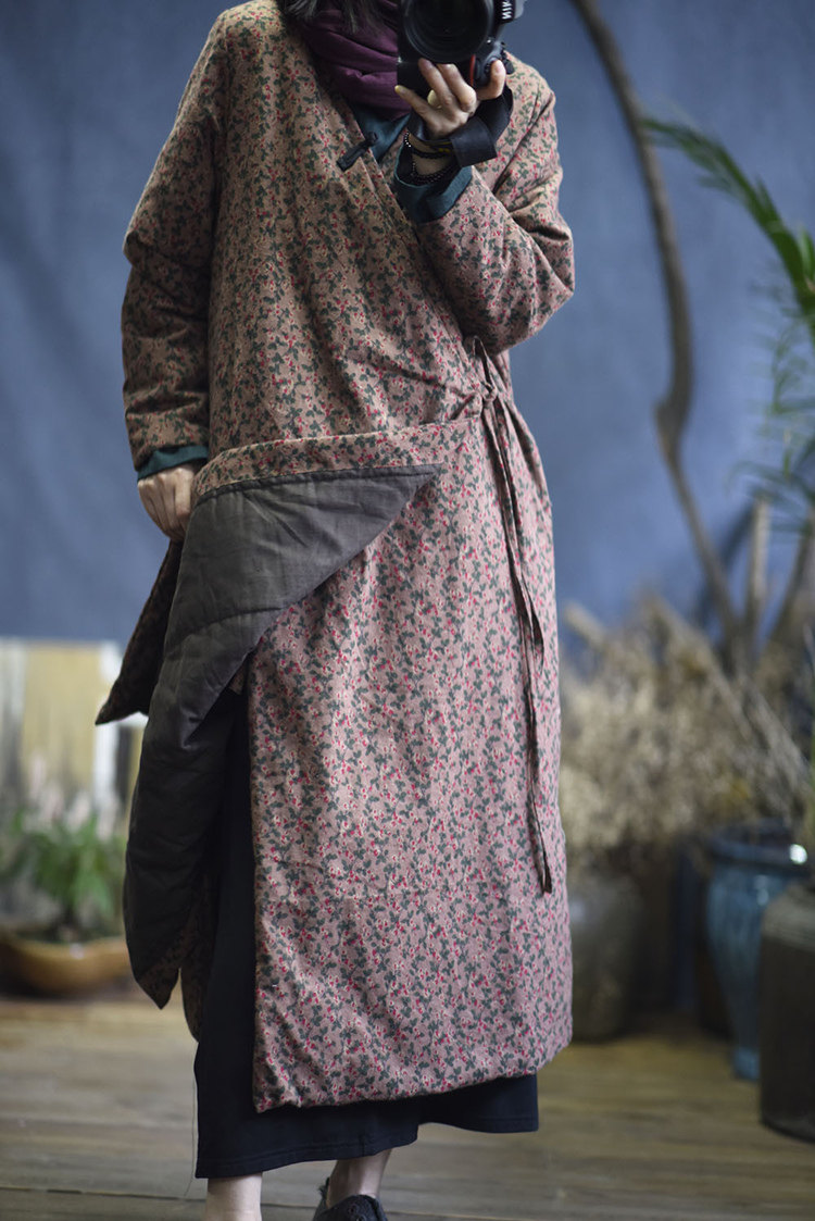 棉麻棉服宽松显瘦中式风衣【价格 图片 品牌 报价】-苏宁易购银湖服装