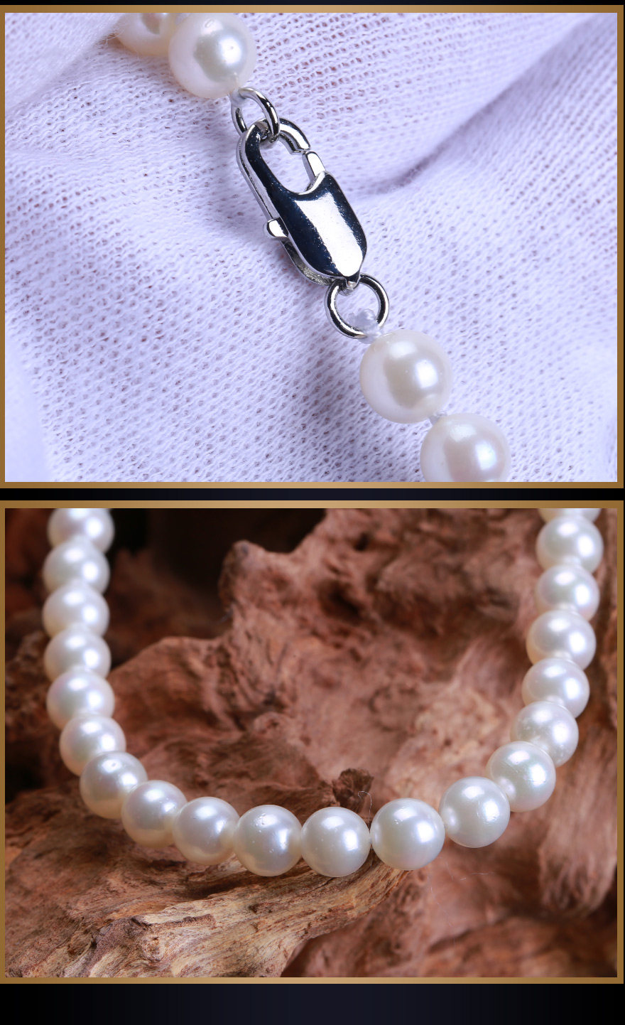 6mm 天然海珍珠项链