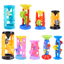 Children play Cassia sand digging tool shovel large hourglass beach toy car set children boys and girls