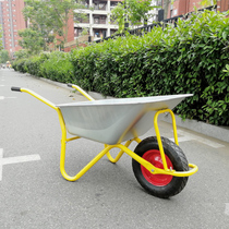Wheelbarrow Agricultural trolley Single-wheeled chicken male manual bucket truck carrier Garbage feed push sand cart