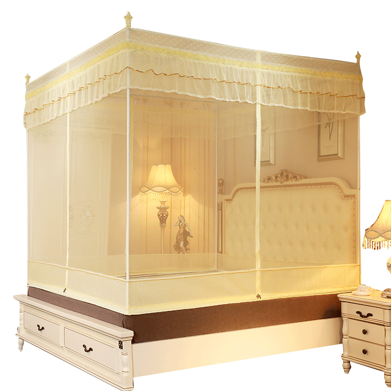 Mosquito net 1.5 meters 1.8m bed bracket fixed yurt household princess wind anti-fall children anti-mosquito cover
Mosquito net 1.5 meters 1.8m bed bracket fixed yurt household princess wind anti-fall children anti-mosquito cover