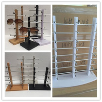 Promotional glasses display stand myopia glasses display frame wooden sunglasses display props sun glasses display stand