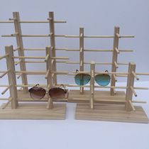 High-grade glasses display stand solid wood prescription glasses exhibition sunglasses show props sun glasses display rack