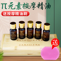 Five elements Meridian Meridian element Golden Wood water fire Earth massage essential oil beauty salon whole body open back Meridian plant box