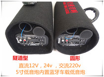 12v 24v 220v 5 inch subwoofer Built-in Bluetooth car subwoofer