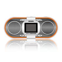 Degen DE23 full band portable MP3 plug-in card radio for the elderly mini speaker