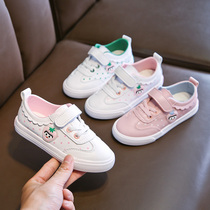 Wax than small star childrens shoes Girls  shoes white shoes Korean version of all-match casual shoes summer 2021 spring and autumn new