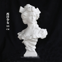 Plaster like a western teenage girls chest like a two-height 53CM manufacturer direct marketing plaster teaching aid plaster sculpture pendulum