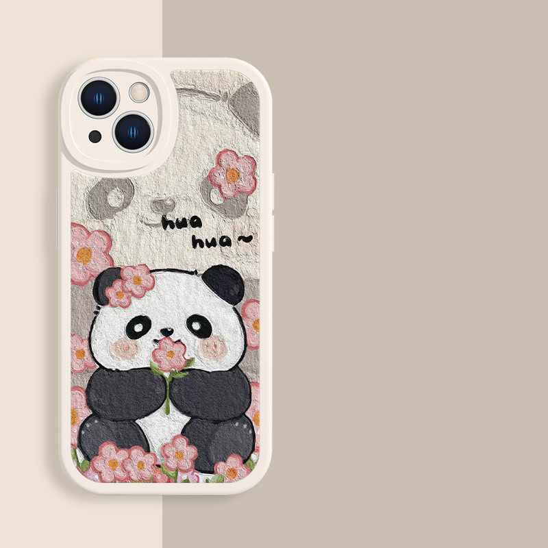 适用iphone14promax手机壳小米11华为mate50vivo7plus熊猫苹果1312