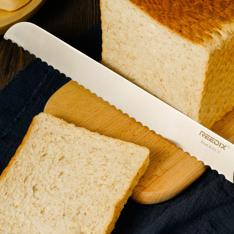 切面包刀 锯齿刀 不掉渣 吐司切片刀 家用切蛋糕刀烘焙西点面包刀