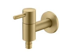 Hanpai all copper thickened angle valve Hot and cold water triangle valve faucet Washing machine faucet Extended water stop valve