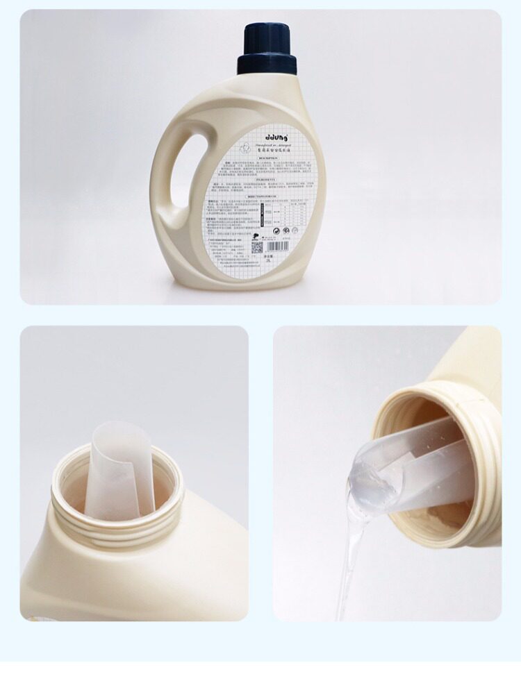 冬己婴儿洗衣液新生儿皂液4斤装婴幼儿童宝宝衣物多效洗衣液2l