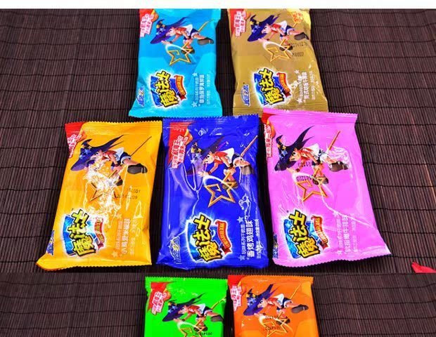60袋包邮80后90后经典怀旧零食品 华丰魔法士干脆面干吃方便面
