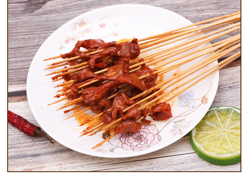 众兴辰鸡胗小串油炸串铁板串烧烤串商用冷冻半成品小串200串一包