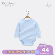 Newborn baby Triangle shirt Clothing Spring and Autumn long sleeve female baby cotton conjoined clothes 0 1 year old male
