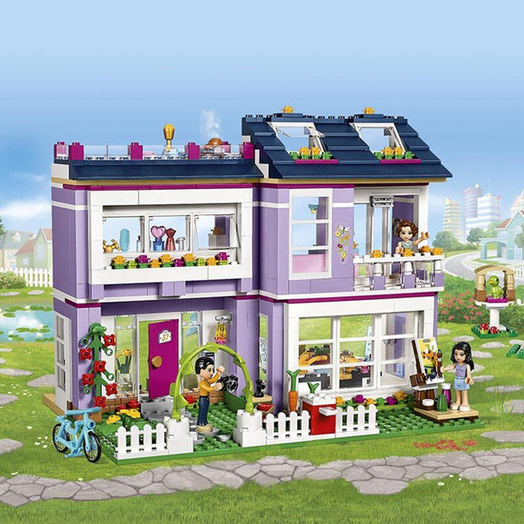 乐高女孩积木拼装玩具好朋友公主系列大歌星丽薇之家 41135