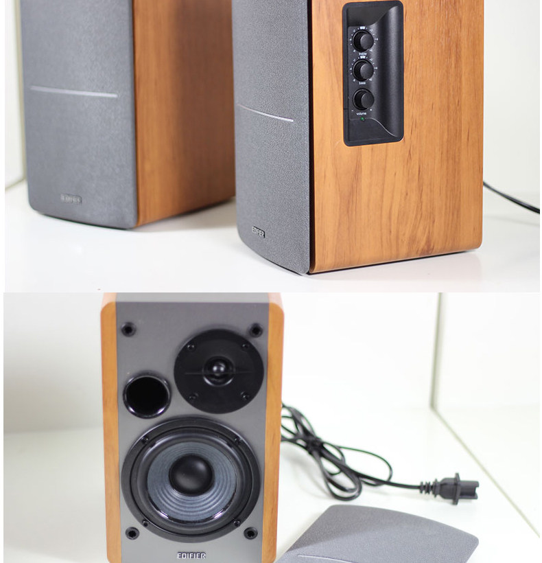 edifier/漫步者 r1200tii 音箱木质音响2.