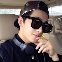 Sunglasses mens square polarized sun glasses female 2021 new driving anti ultraviolet eyes net red trend glasses