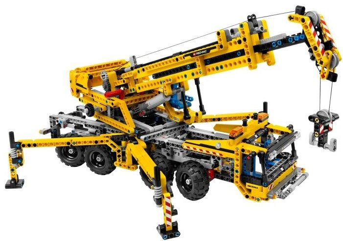 正品乐高lego 儿童益智玩具科技系列积木玩具 移动式起重机8053_7折