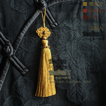 Pigs Trotter hand brooch oblique flap buckle pendant accessories cheongsam tea clothing six days no sandalwood gold