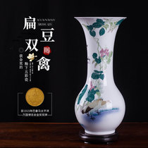 Liling porcelain Panama lentils double bird bottle hand-painted ceramic home living room porch office creative gift ornaments