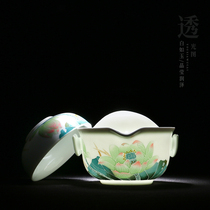 Tea Set Home Travel Tea Set Cover Bowl Single Teapot Individual Single Cup Tea Cup Ceramic Creative Personality Trend