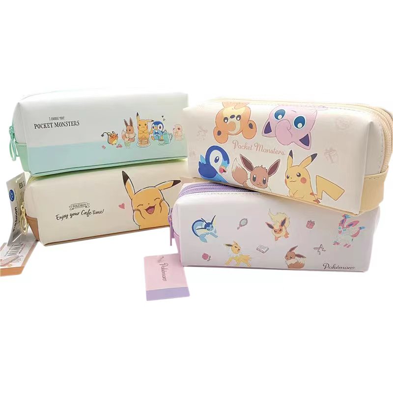 Japanese kamio pen bag Dreams Limited Double Zipper Student Large Capacity Stationery Bag Stationery Cashier Bag-Taobao