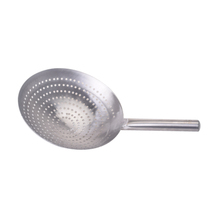 Thickened soup shell fried spoon Water spoon soup spoon Vegetable shell stainless steel colander Hotel hotel water spoon large net spoon Vegetable spoon