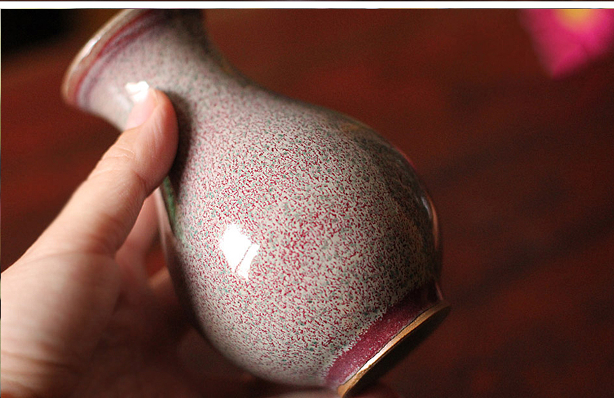 国大师任星航 星航钧窑 钧瓷茶具 花瓶