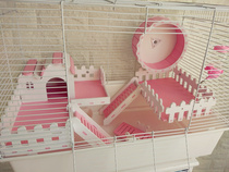 Hamster cage gold silk bear adult hamster oversized 47 base cage bare cage with intimate cage pipe cage