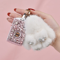 2021 Volvo XC60 key case XC90S90XC40V90 diamond-set female high-end car key case buckle