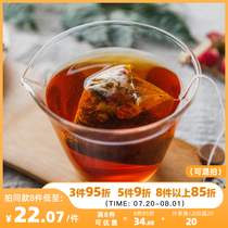 Mr Yu Luo 丨 Rose black tea double heart-warming flower tea combination Health tea bags tea leaves bubble water sugar-free