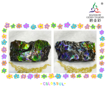 Bi Jincai Canadian natural spotted stone double-sided flower original stone ornaments