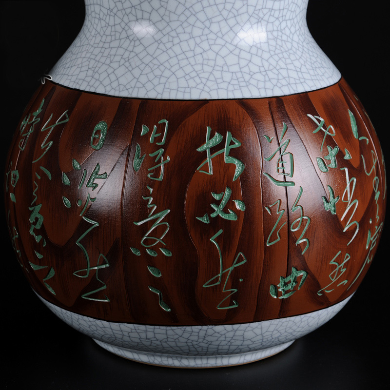 Creative ceramic painting big gourd furnishing articles your up porcelain arts and crafts, the elders gifts home sitting room adornment
