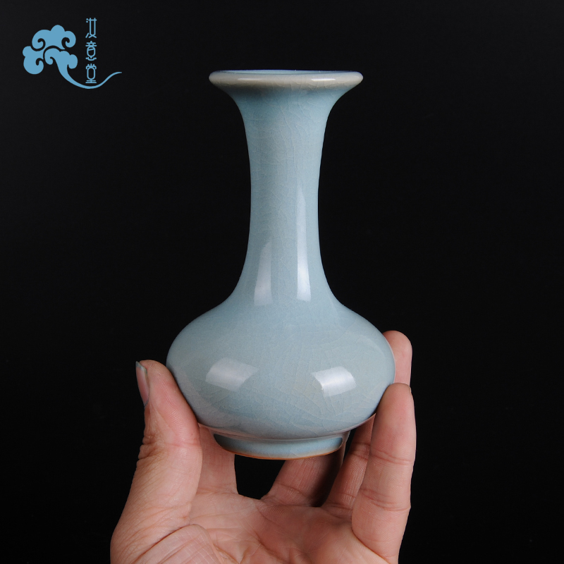 Your up porcelain floret bottle furnishing articles of Chinese style and contracted ceramic celadon little sitting room tea table desktop decoration decoration bottle