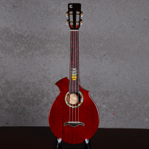 UKC Lao Cao handmade piano UK-7T tiger pattern mahogany full single 26 inch ukulele finger play professional performance grade