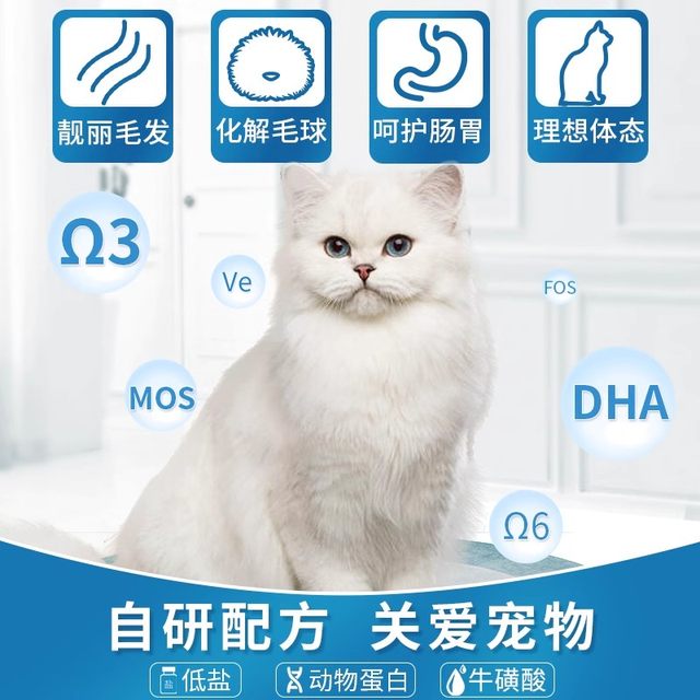 Paide cat food 10kg British short American short blue cat Ragdoll universal stray cat adult kitten 20 catties