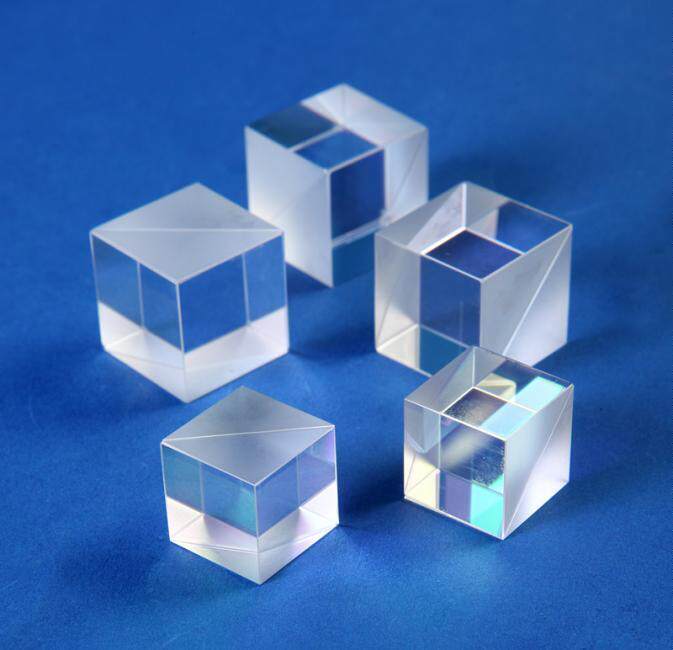 立方体棱镜 分光棱镜半反半透15mm 分光比1:1 棱镜 透镜加工定制_双氙