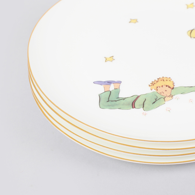 THE BEAST/野兽派 幸福的小王子骨瓷餐盘4件套 时髦盘子产品展示图2