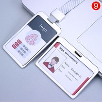 Aluminum alloy name number plate employee work card custom badge high-end work permit customized listing