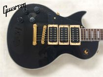 One LP backhand black beauty electric guitar Real maple veneer sound quality is great to be customized