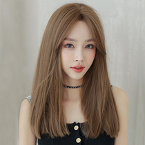 The Korean version of fashion divides Liu Hai's natural fluff wig with long hair and natural buzzle direct hair wigs