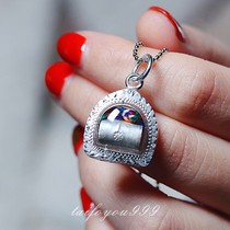 Changzijia Thai Buddha Brand Genuine Maha Surasa Plain Silver Pendant Bracelet Chain