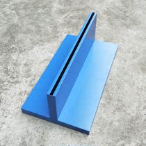 Billboard base drawing custom Mall poster Stand sign base square base T-glass blue base