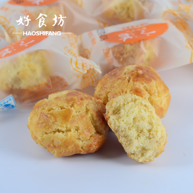 好食坊-芝麻小酥168g*2袋 早餐饼干小吃 天猫零食店批发糕点美食产品展示图5