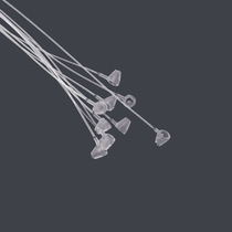 Hangtag Line Plastic Micelles Triple head Handwear Mother-daughter Buckle Pendant line transparent Sub-mother button Black and white transparent 40