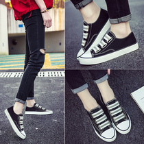 Spring 2021 new canvas shoes womens shoes students Korean version of cloth shoes Joker board shoes one pedal lazy casual shoes