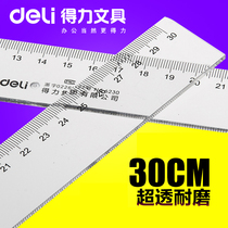 Right-hand Stationery Plastic Straight Ruler students Korea Brief approx 20 20 30 40cm cm Drawing with scales